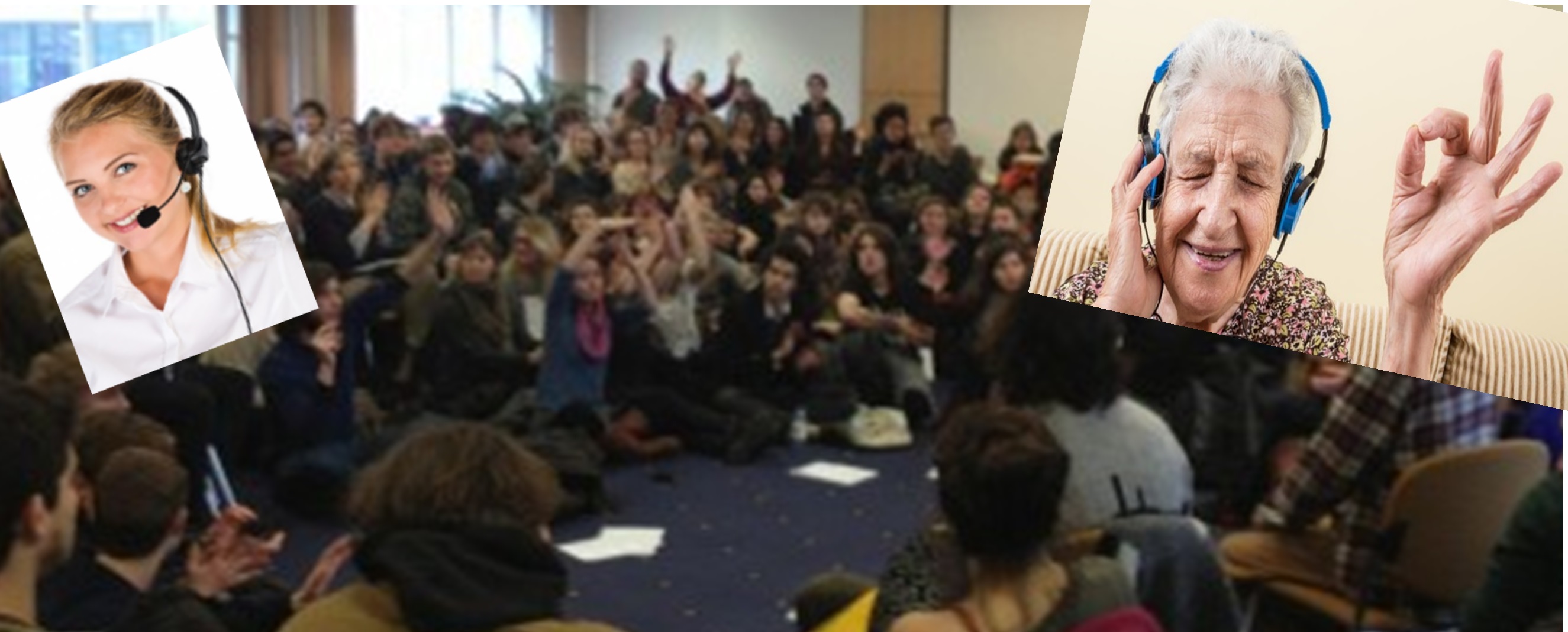 excited Broup vs headphones